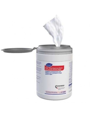 Diversey 101106008 Viper Broad Spectrum Cleaner and No-Rinse Sanitizer Wipes, Pack of 160, Case of 4 - [DefendUse.com] - 1011060