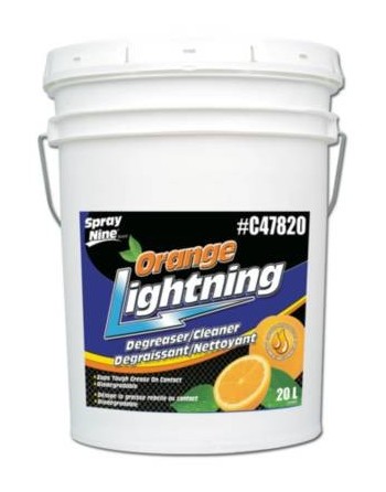 SPRAY NINE C47820 Orange Lightning Multi-Purpose Cleaner, Pail - [DefendUse.com] - C47820 - Spray Nine®