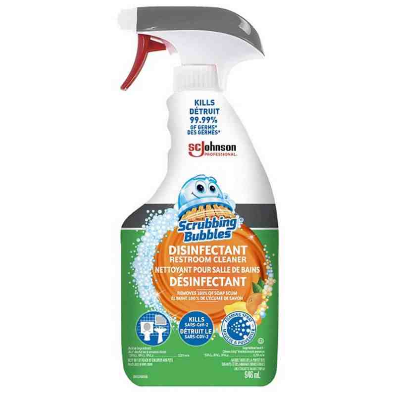 SC JOHNSON 334878 Scrubbing Bubbles® Disinfecting Restroom Cleaner, Case of 12 - [DefendUse.com] - 334878 - Scrubbing Bubbles® P