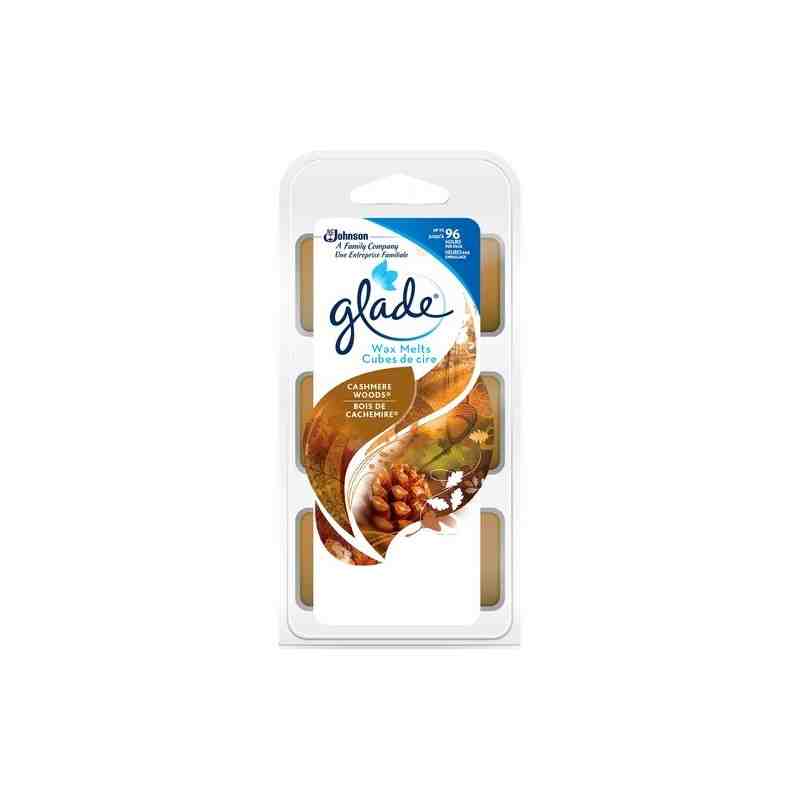 SC JOHNSON 62300714640 Glade Wax Melts - Cashmere Woods - 6pk/8ct Case: 48 x 6ct - [DefendUse.com] - 62300714640 - Glade® SC Joh