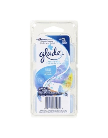 SC JOHNSON 62300714657 Glade Wax Melts - Clean Linen - 6pk/8ct Case: 48 x 6ct - [DefendUse.com] - 62300714657 - Glade® SC Johnso