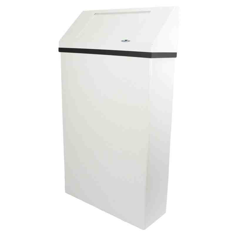 FROST 304-NL Wall Mounted Waste Receptacle, 17G,  21x8x38" - [DefendUse.com] - 304-NL - Frost Commercial Cleaning