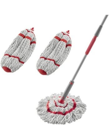 RUBBERMAID Housewares 2104525  Microfiber Twist Mop, Case: 4 - [DefendUse.com] - 2104525 - Rubbermaid Housewares