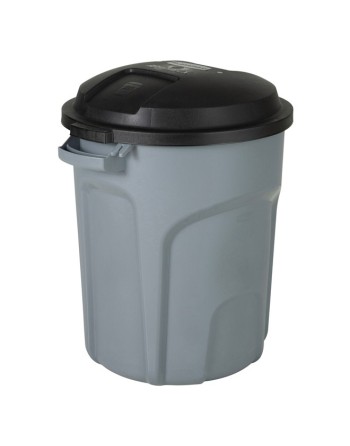 RUBBERMAID Housewares 2181135  Roughneck 20G Vented Trash Can - Black/Grey, Case: 60 - [DefendUse.com] - 2181135 - Rubbermaid Ho