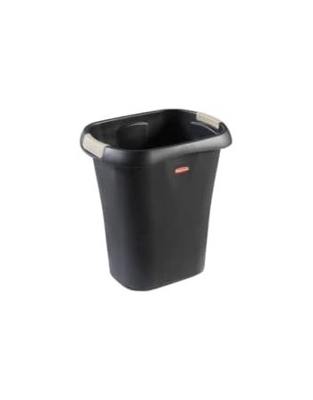 RUBBERMAID Housewares 1835854  Rubbermaid 30L LinerLock Wastebasket - Black, Case: 1 - [DefendUse.com] - 1835854 - Rubbermaid Ho