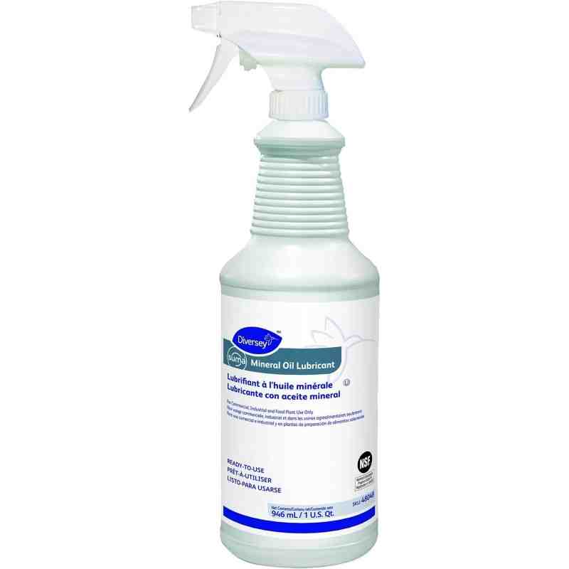 Diversey 48048 Suma Mineral Oil Lubricant, 32 oz Plastic Spray Bottle, Case of 6 - [DefendUse.com] - 48048 - Diversey Holdings C