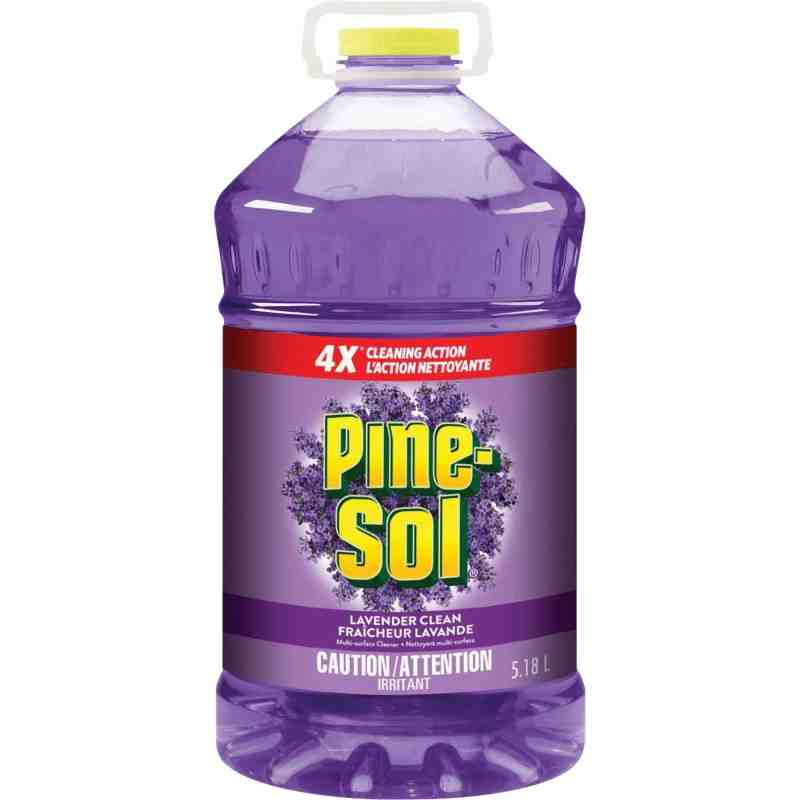 CLOROX 01661 Pine-Sol, Lavender, Clean 4.25L Multi-Surface Cleaner, Case of 3 x 4.25L - [DefendUse.com] - 01661 - Pine-Sol® Clea