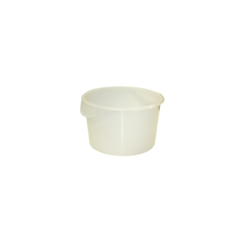 Rubbermaid FG572600WHT Round Storage Container 12qt - White - [DefendUse.com] - FG572600WHT - Round Food Containers