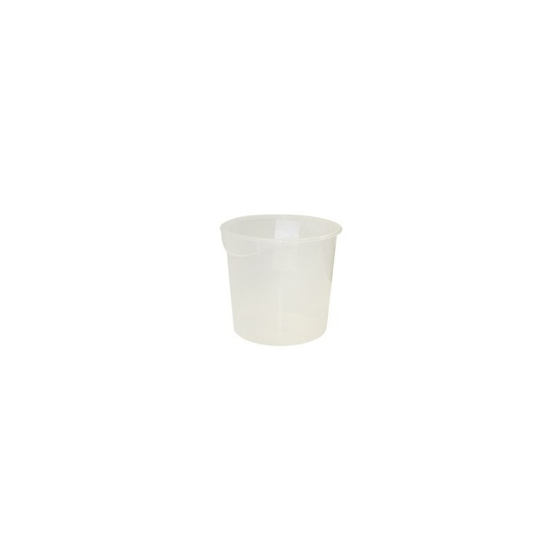 Rubbermaid FG572724CLR Round Storage Container 18qt - Clear - [DefendUse.com] - FG572724CLR - Round Food Containers