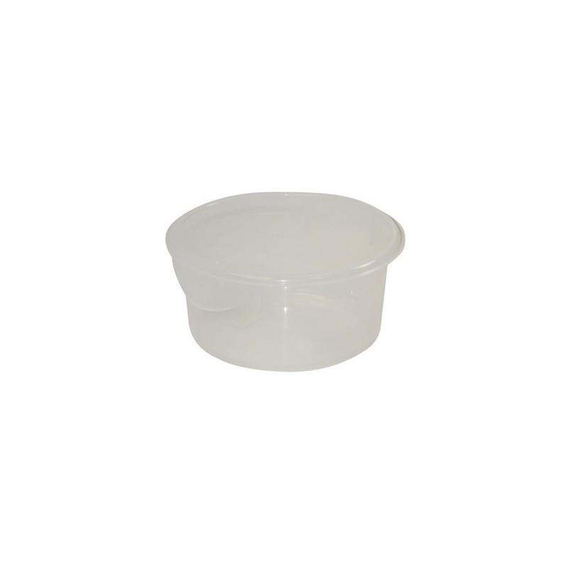 Rubbermaid FG572024CLR Round Storage Container 2qt - Clear - [DefendUse.com] - FG572024CLR - Round Food Containers