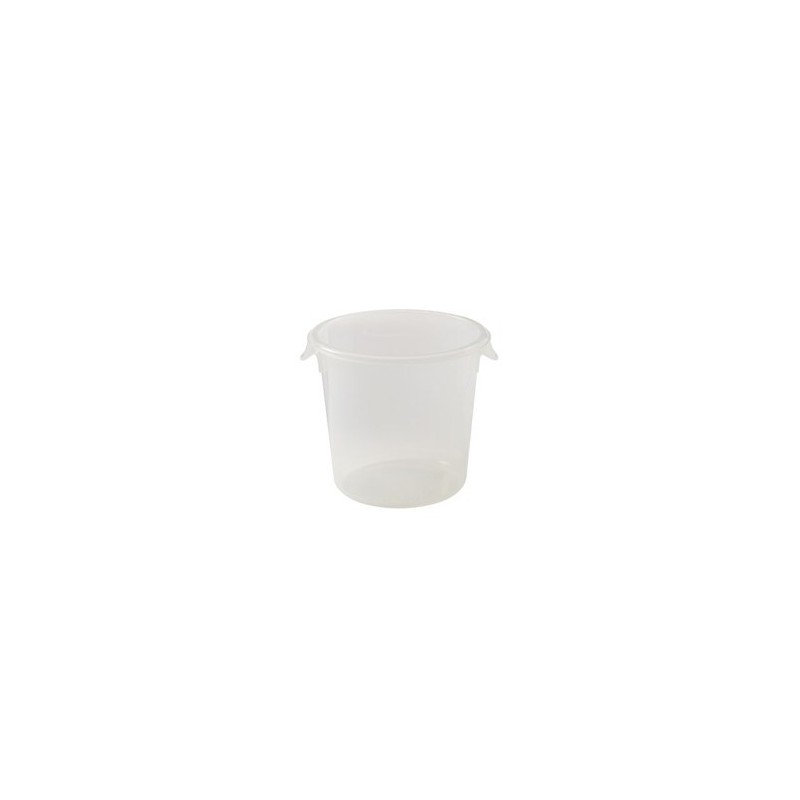 Rubbermaid FG572124CLR Round Storage Container 4qt - Clear - [DefendUse.com] - FG572124CLR - Round Food Containers