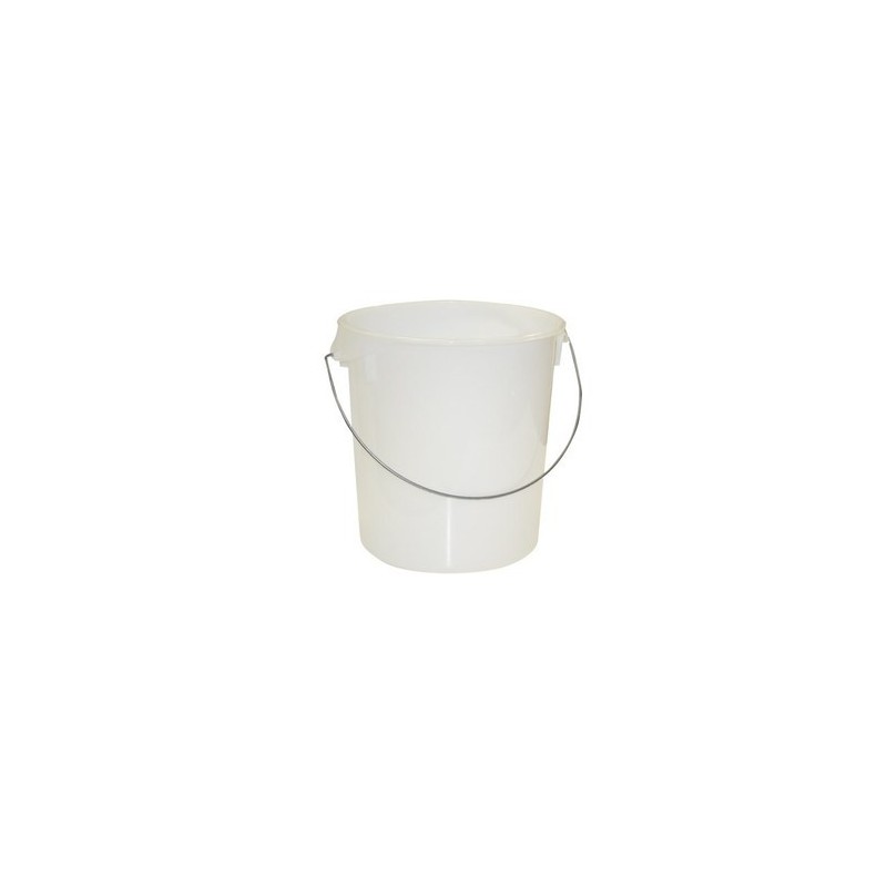 Rubbermaid FG572900WHT Round Storage Container w/Bail 22qt - White - [DefendUse.com] - FG572900WHT - Round Food Containers