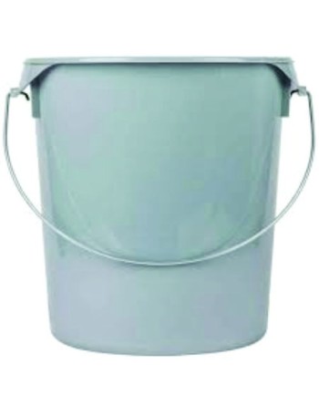 Rubbermaid FG572900GRAY Round Storage Container w/Bail 22qt - Gray - [DefendUse.com] - FG572900GRAY - Round Food Containers