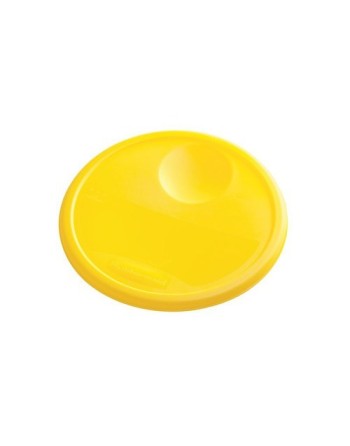 Rubbermaid FG573000YEL Round Storage - Lid Fits 5726/5727/5728/5729 - Yellow - [DefendUse.com] - FG573000YEL - Round Food Contai