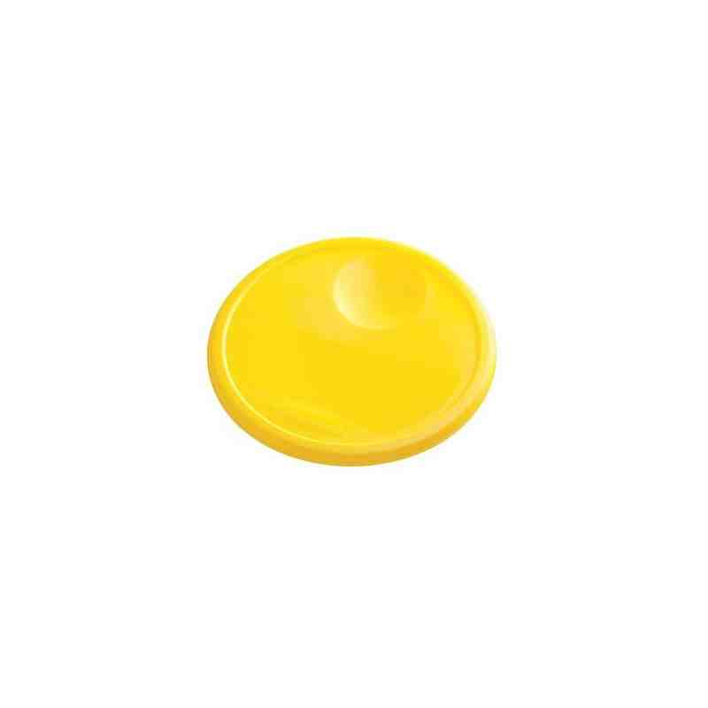 Rubbermaid FG573000YEL Round Storage - Lid Fits 5726/5727/5728/5729 - Yellow - [DefendUse.com] - FG573000YEL - Round Food Contai