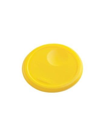 Rubbermaid FG572200YEL Round Storage - Lid Only Fits 5720/5721 - Yellow - [DefendUse.com] - FG572200YEL - Round Food Containers