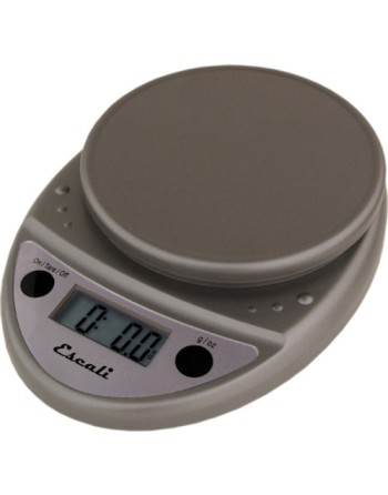 SanJamar SCDG11M Round Digital Scale 11 Lb / 5 Kg - Metallic - [DefendUse.com] - SCDG11M - Rubbermaid Scales