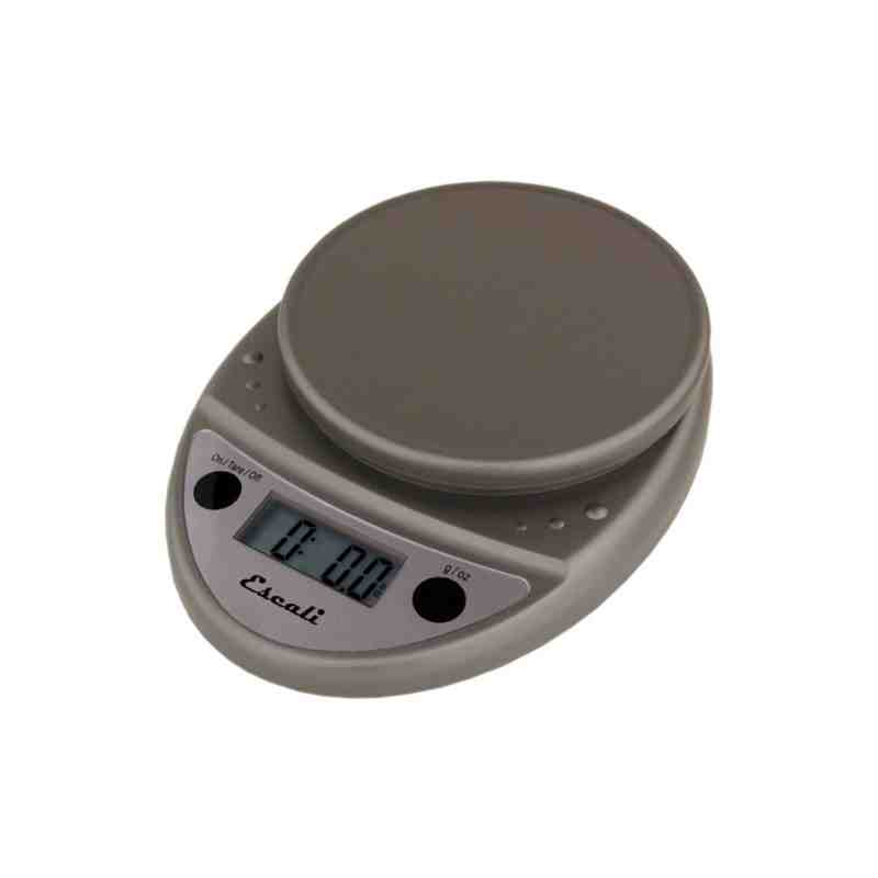 SanJamar SCDG11M Round Digital Scale 11 Lb / 5 Kg - Metallic - [DefendUse.com] - SCDG11M - Rubbermaid Scales