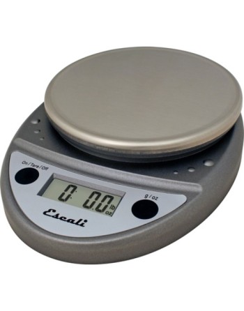 SanJamar SCDGP11M Round Professional Digital Scale 11 Lb/5 Kg - Metallic - [DefendUse.com] - SCDGP11M - Rubbermaid Scales