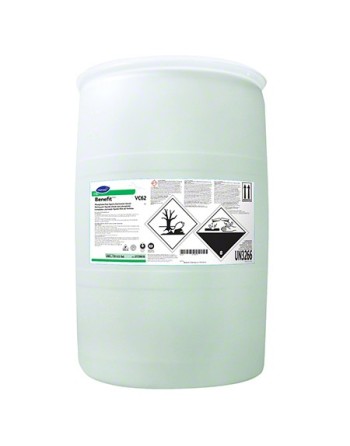 Diversey™ 57729010  Benefit Detergent,  Low-Foaming Chlorinated Cleaner - 55 Gal. Drum - [DefendUse.com] - 57729010 - Diversey H