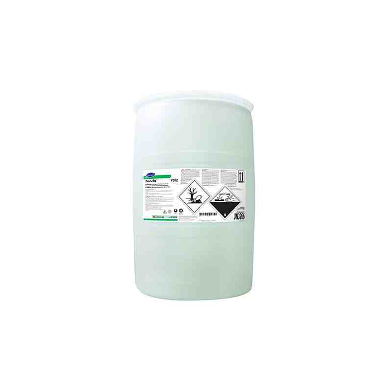 Diversey™ 57729010  Benefit Detergent,  Low-Foaming Chlorinated Cleaner - 55 Gal. Drum - [DefendUse.com] - 57729010 - Diversey H