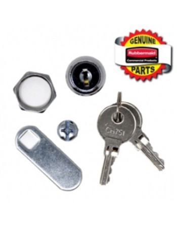 RUBBERMAID Special Made FG6181L20000 Part - 1 Lock And 2 Keys For 6181 Cabinet - [DefendUse.com] - FG6181L20000 - Rubbermaid Spe