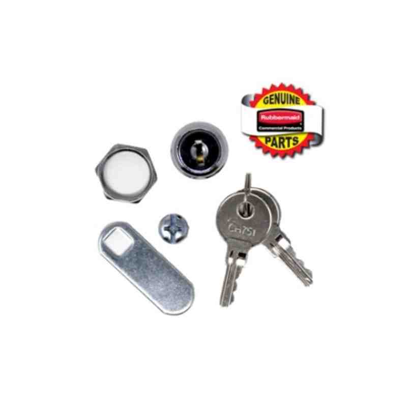 RUBBERMAID Special Made FG6181L20000 Part - 1 Lock And 2 Keys For 6181 Cabinet - [DefendUse.com] - FG6181L20000 - Rubbermaid Spe