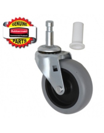 RUBBERMAID Special Made FG6111L3GRAY Part - 3" Caster W/Insert - [DefendUse.com] - FG6111L3GRAY - Rubbermaid Special Made