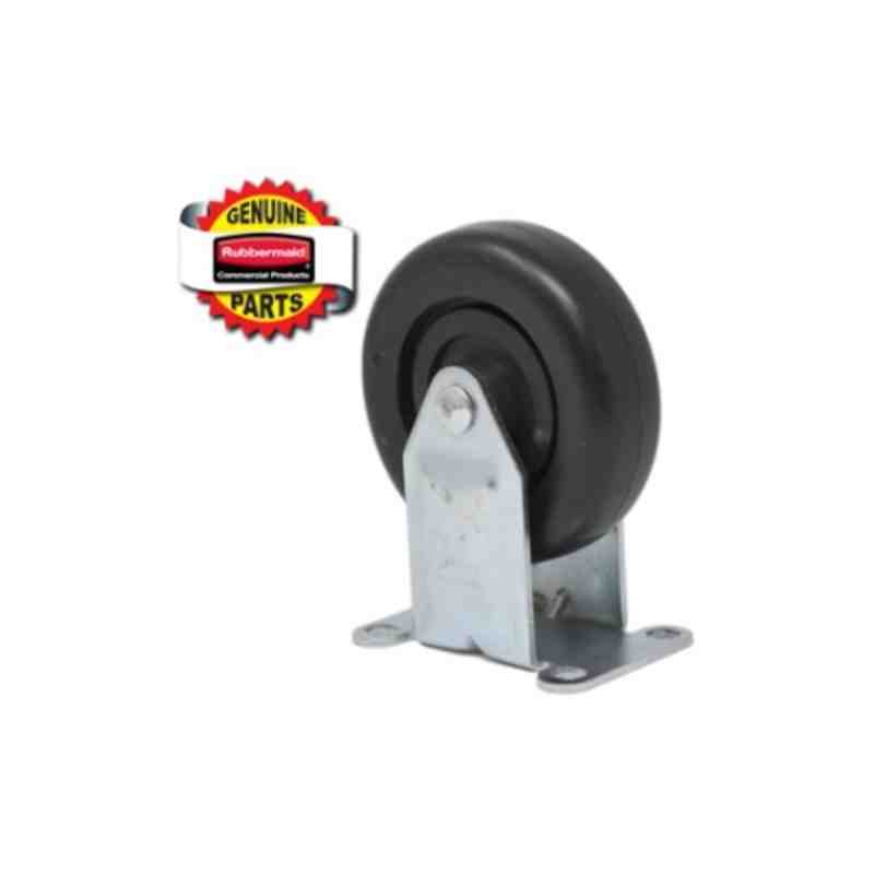 RUBBERMAID Special Made FG4608L40000 Part - 4" Rigid Caster - [DefendUse.com] - FG4608L40000 - Rubbermaid Special Made