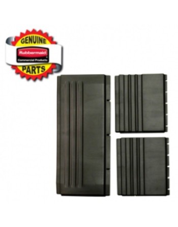 RUBBERMAID Special Made FG4093L1BLA Part - Back Panel(1)/Side Panel(2) Kit - Black - [DefendUse.com] - FG4093L1BLA - Rubbermaid 