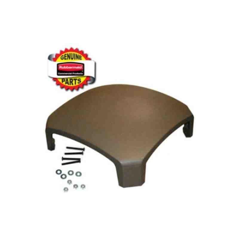 RUBBERMAID Special Made FG3975L1DWOOD Part - Landmark Dome Top For 3975 - Driftwood - [DefendUse.com] - FG3975L1DWOOD - Rubberma