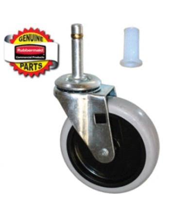 RUBBERMAID Special Made FG3424M60000 Part - Swivel Caster w/Insert 4"(NonBrd)[3424L6] - [DefendUse.com] - FG3424M60000 - Rubberm