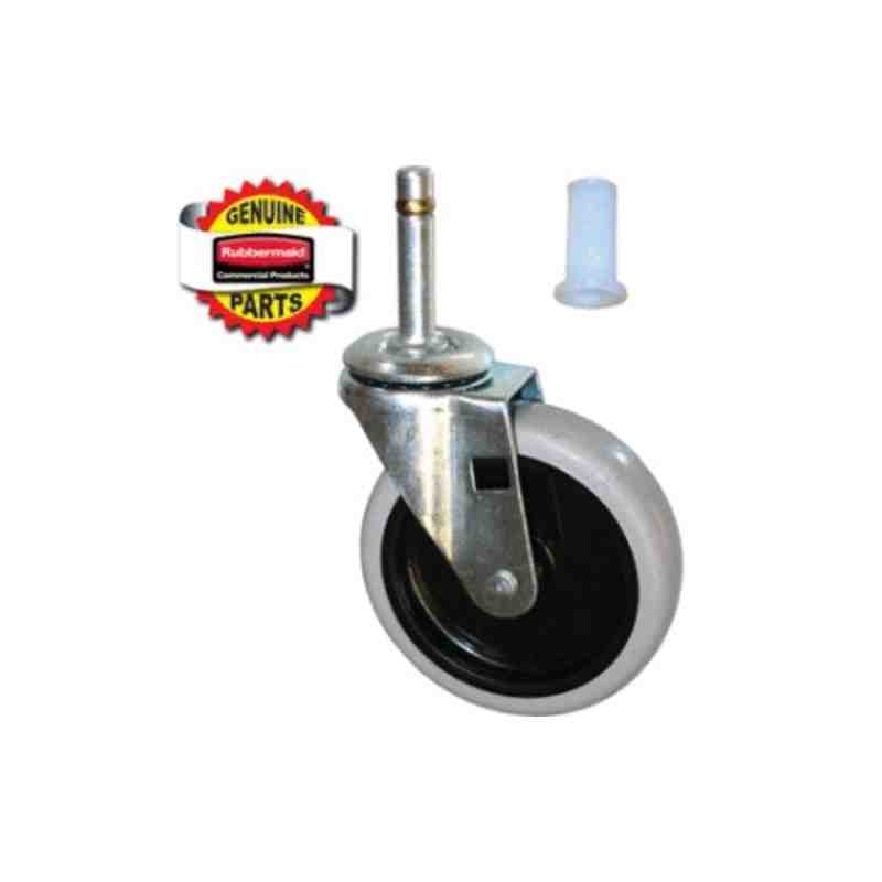 RUBBERMAID Special Made FG3424M60000 Part - Swivel Caster w/Insert 4"(NonBrd)[3424L6] - [DefendUse.com] - FG3424M60000 - Rubberm