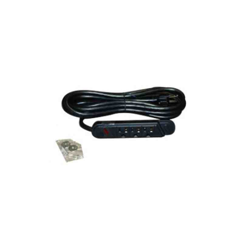 RUBBERMAID Special Made FG9T28L3BLA Part - 10 Ft Electrical Power Strip - [DefendUse.com] - FG9T28L3BLA - Rubbermaid Special Mad