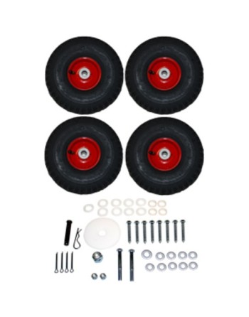 RUBBERMAID Special Made FG4475L10000 Part - 10" Pneumatic Wheel Kit - [DefendUse.com] - FG4475L10000 - Rubbermaid Special Made