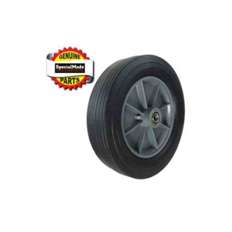 RUBBERMAID Special Made FG1011M10000 Part - 12" Wheel With Locknut - [DefendUse.com] - FG1011M10000 - Rubbermaid Special Made