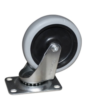 RUBBERMAID Special Made FG7734L20000 Part - 4" Caster Swivel Polyethylene - [DefendUse.com] - FG7734L20000 - Rubbermaid Special 