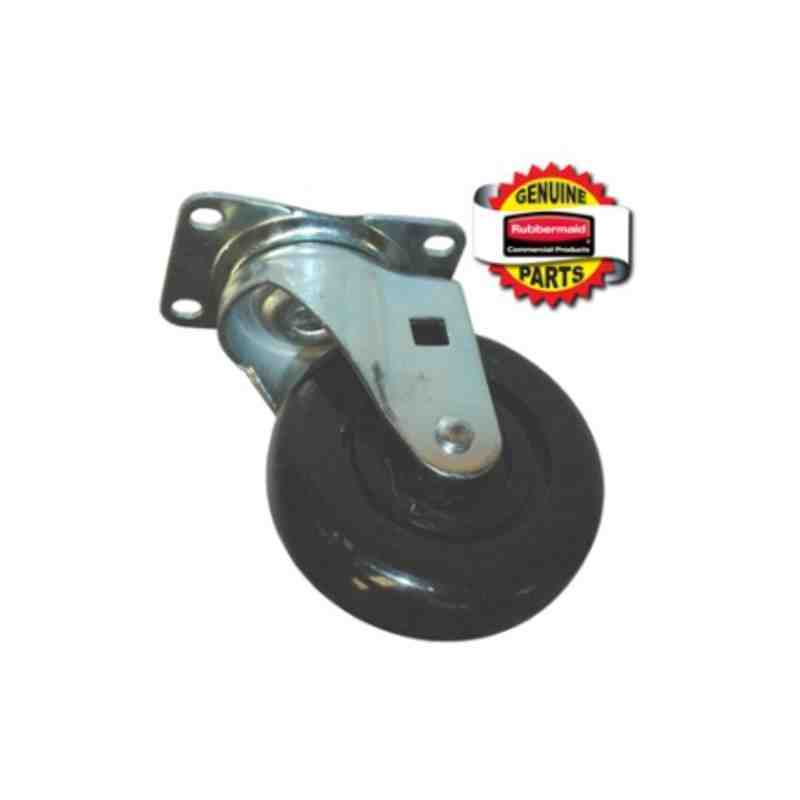 RUBBERMAID Special Made FG4608L30000 Part - 4" Swivel Caster - [DefendUse.com] - FG4608L30000 - Rubbermaid Special Made