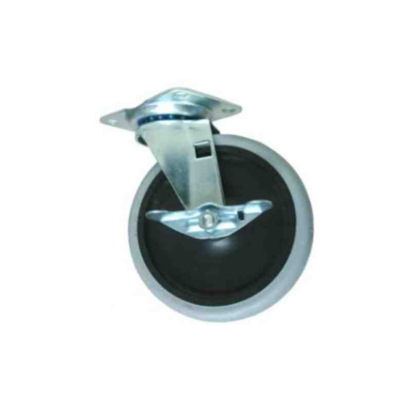 RUBBERMAID Special Made FG29818 Part - 5" Dynatred Caster Swivelw/Brake - [DefendUse.com] - FG29818 - Rubbermaid Special Made