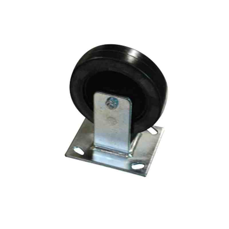 RUBBERMAID Special Made FG4402L20000 Part - 5" Rigid Caster (Rubber) - [DefendUse.com] - FG4402L20000 - Rubbermaid Special Made