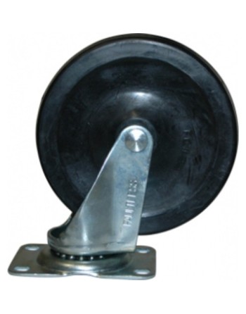 RUBBERMAID Special Made FG29933 Part - 5" Swivel Plate Caster Double Ball Bearing - [DefendUse.com] - FG29933 - Rubbermaid Speci