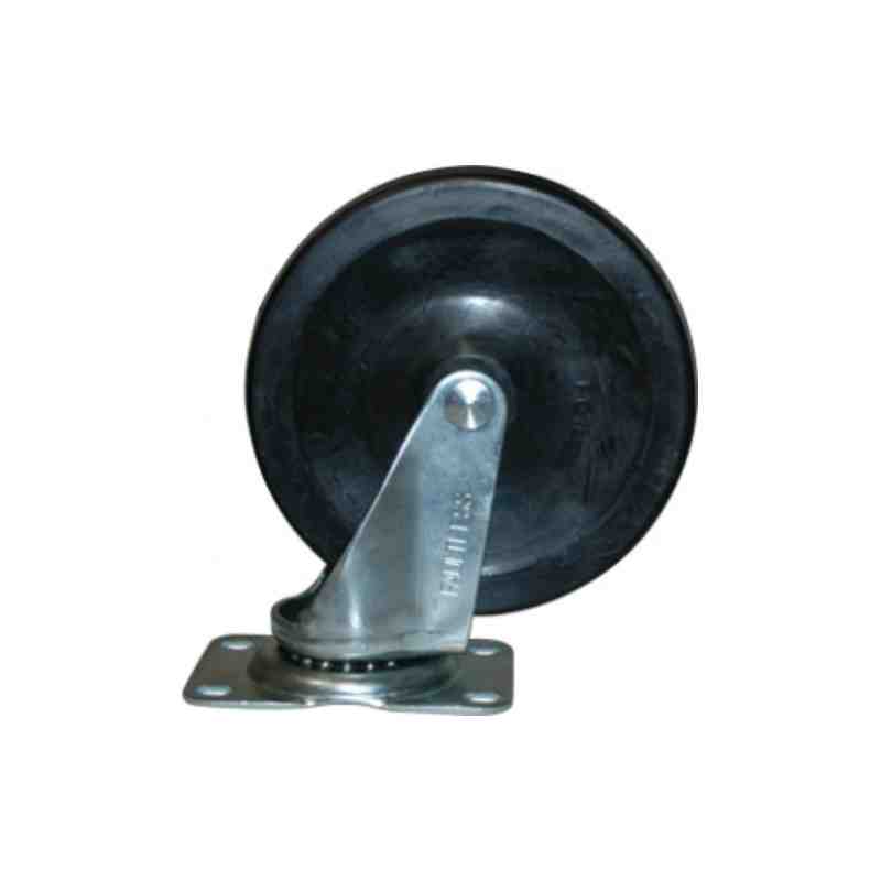 RUBBERMAID Special Made FG29933 Part - 5" Swivel Plate Caster Double Ball Bearing - [DefendUse.com] - FG29933 - Rubbermaid Speci