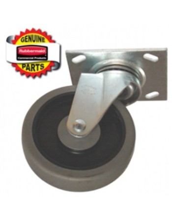 RUBBERMAID Special Made FG9T15L10000 Part - 5" Swvl Caster For 1 Cu Yd Sf Tilt Truck - [DefendUse.com] - FG9T15L10000 - Rubberma