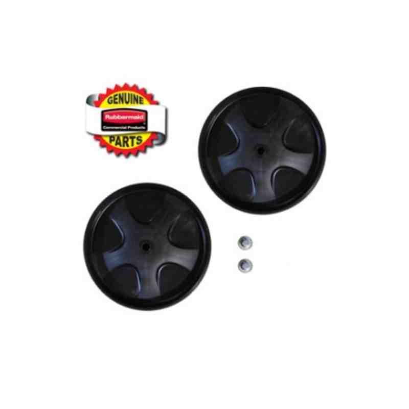 RUBBERMAID Special Made FG9W27L10000 Part - 50G Rollout Wheels/Push Caps (2) - [DefendUse.com] - FG9W27L10000 - Rubbermaid Speci