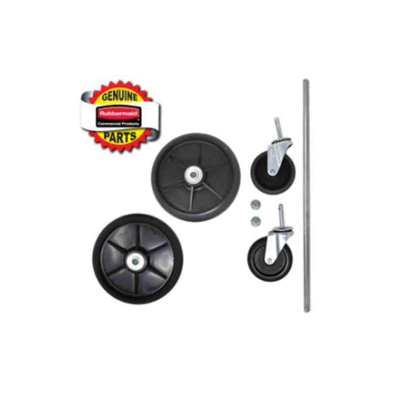 RUBBERMAID Special Made FG9T94M10000 Part - 8" Ball Bearing Wheel Kit - [DefendUse.com] - FG9T94M10000 - Rubbermaid Special Made