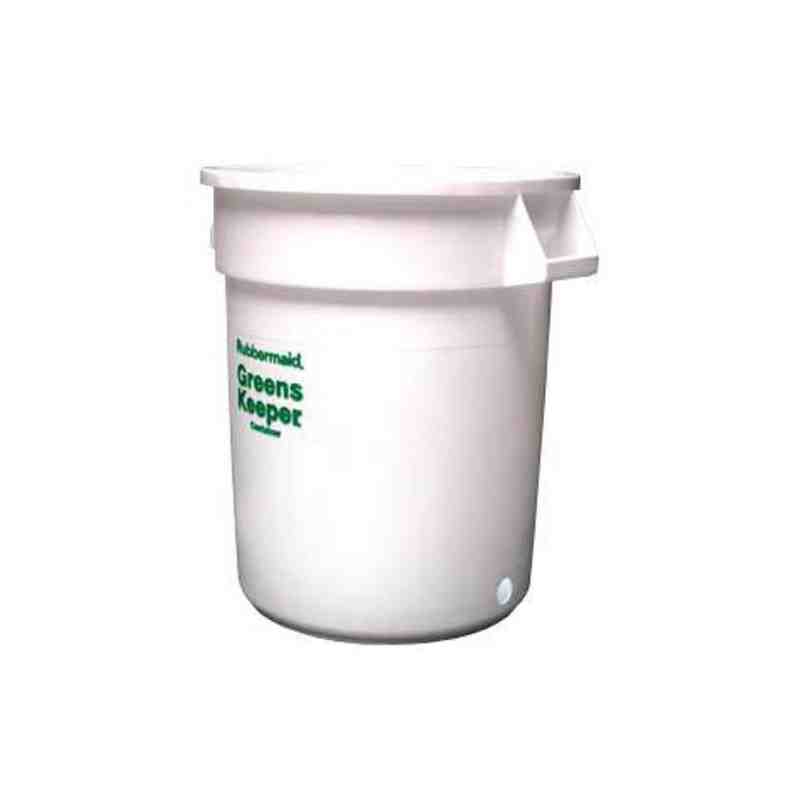 RUBBERMAID Special Made FG2624L2WHT Part - Brute 20G w/Spigot Holes - [DefendUse.com] - FG2624L2WHT - Rubbermaid Special Made