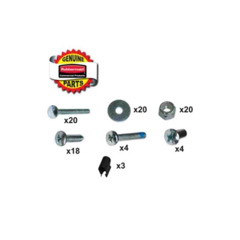 RUBBERMAID Special Made FG6189L10000 Part - Hardware Kit For Housekeeping Cart - [DefendUse.com] - FG6189L10000 - Rubbermaid Spe