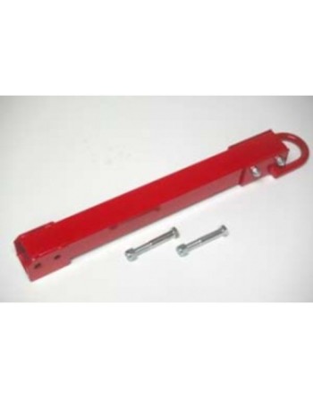 RUBBERMAID Special Made FG1316L4RED Part - Hitch For Towable Trainable Tilt Truck - Red - [DefendUse.com] - FG1316L4RED - Rubber