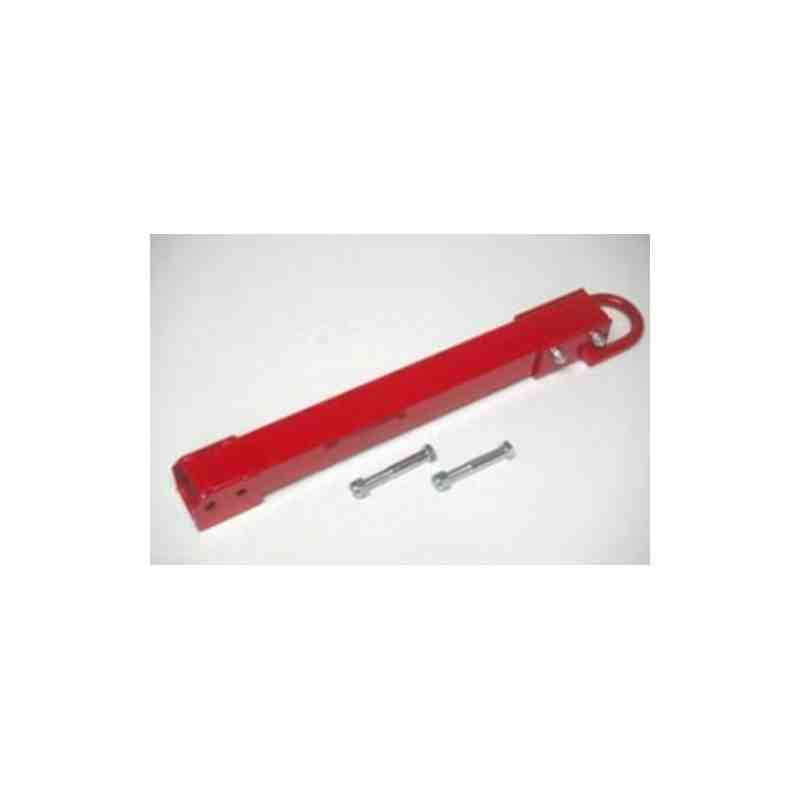 RUBBERMAID Special Made FG1316L4RED Part - Hitch For Towable Trainable Tilt Truck - Red - [DefendUse.com] - FG1316L4RED - Rubber