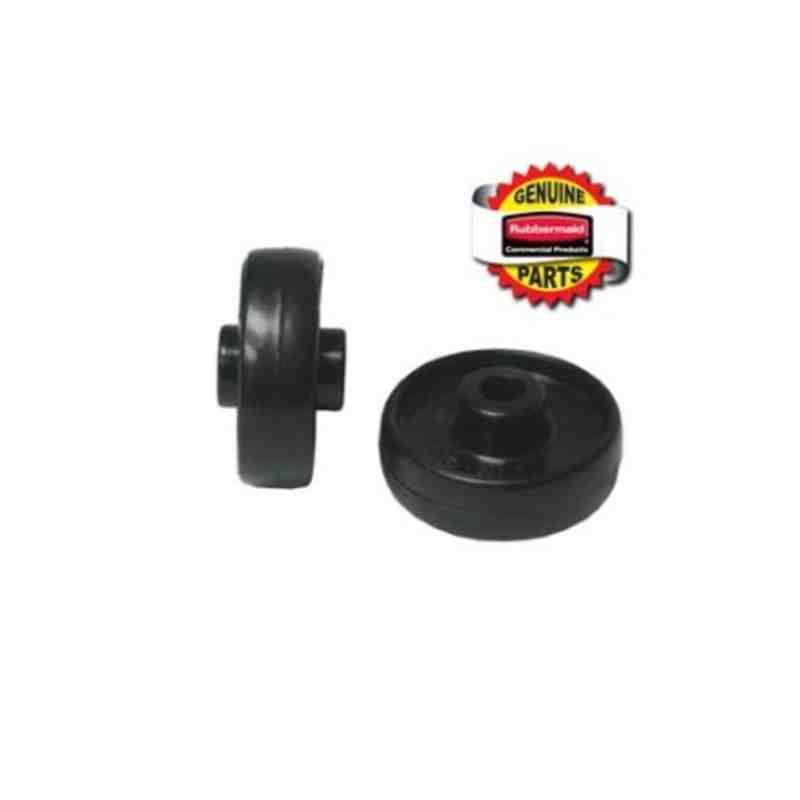 RUBBERMAID Special Made FG2531L4BLA Part - Lobby Dust Pan Wheels(2/pk) - [DefendUse.com] - FG2531L4BLA - Rubbermaid Special Made